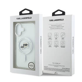 Kryt na mobil Karl Lagerfeld IML K&CH Heads Metal Frame MagSafe na Apple iPhone 17 priehľadný

 obrázok produktu 7 z 7