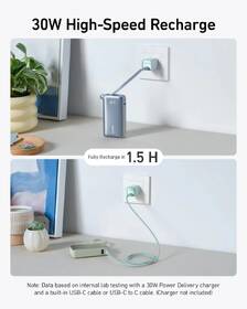 Powerbank Anker Anker 545 10000mAh, 30W s káblom USB-C zelený

 obrázok produktu 2 z 5