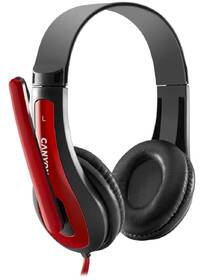 Headset Canyon HSC-1 čierny/červený

 obrázok produktu 2 z 5