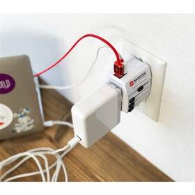 Cestovný adaptér SKROSS MUV USB, univerzálny pre 150 krajín 

 obrázok produktu 9 z 10