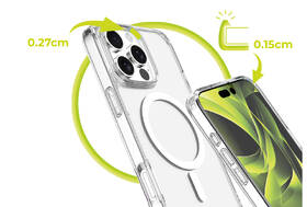 Kryt na mobil Mobile Origin Hybrid MagSafe na Apple iPhone 16 Pro Max priehľadný

 obrázok produktu 5 z 9