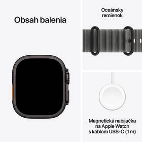 Inteligentné hodinky Apple GPS + Cellular 49 mm čierny titán, priesvitne čierny oceánsky remienok 

 obrázok produktu 6 z 6