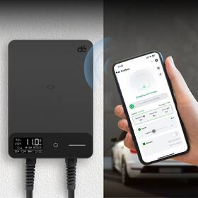 Nástenná nabíjacia stanica dé pro elektromobily 11kW s 10m kabelem, verze s CZ aplikací čierna

 obrázok produktu 3 z 8