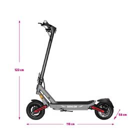 Elektrická kolobežka Sencor SCOOTER S71 DARK čierna/sivá

 obrázok produktu 10 z 11