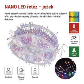 LED reťaz EMOS na cívce, nano, stříbrný, 19,2 m, venkovní i vnitřní, multicolor, časovač strieborný

 obrázok produktu 2 z 7