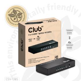 HDMI rozbočovač Club3D 4 porty HDMI, 4K120Hz čierny

 obrázok produktu 9 z 9