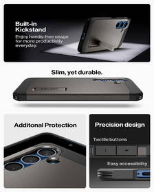 Kryt na mobil Spigen Tough Armor MagSafe na Samsung Galaxy S25 sivý

 obrázok produktu 17 z 17