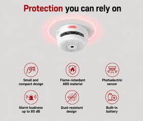 Detektor dymu X-Sense XS01 s vstavanou 10-ročnou batériou biely

 obrázok produktu 2 z 2