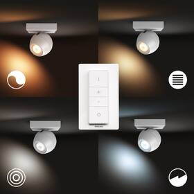 Bodové svietidlo Philips Buckram White Ambiance Spot biele

 obrázok produktu 2 z 6
