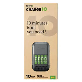 Nabíjačka GP Charge10 S491 + 4× AA 

 obrázok produktu 4 z 9