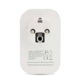 Inteligentná zásuvka Nedis SmartLife, merač spotreby, diaľkovo ovládateľná, Wi-Fi, 1x USB-C + 2x USB, IP21, 3680 W biela

 obrázok produktu 2 z 12