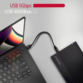 Externý rámček Axagon RIBBED box USB-C 3.2 Gen 1 - SATA 6G 3.5" čierny

 obrázok produktu 5 z 5