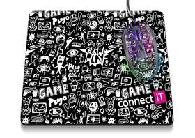 Podložka pod myš Connect IT Doodle malá, 32 x 26 cm čierna/biela

 obrázok produktu 3 z 5
