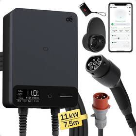 Nabíjacia stanica dé 11kW Wallbox with 7.5m cable čierna

 obrázok produktu 2 z 5