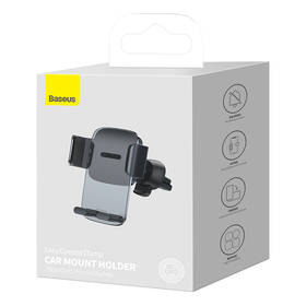Držiak na mobil Baseus Easy Control Clamp, do ventilačnej mriežky čierny

 obrázok produktu 10 z 11