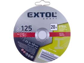 Rezací kotúč Extol Craft 106903 (20 ks) 

 obrázok produktu 3 z 3