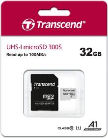 Pamäťová karta Transcend 300S microSDHC 32GB UHS-I U1 (100R/25W) + adapter 

 obrázok produktu 2 z 2