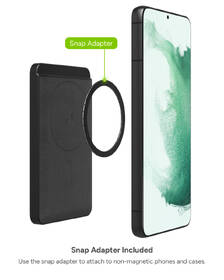 Powerbank Mophie 12W, 5000 mAh, snap + Juicepack mini, 1x USB-C, Snap adaptér + USB-C kábel čierny

 obrázok produktu 2 z 4