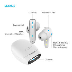 Slúchadlá FIXED Game Pods biela

 obrázok produktu 4 z 10