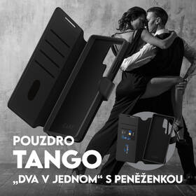 Puzdro na mobil flipové PanzerGlass CARE Tango 2v1 Qi na Samsung Galaxy S25 Ultra čierne

 obrázok produktu 6 z 10