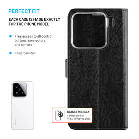 Puzdro na mobil flipové FIXED Opus na Xiaomi 15 čierne

 obrázok produktu 2 z 7