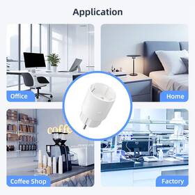 Inteligentná zásuvka IMMAX NEO SMART Thin (typ F), Wi-Fi biela

 obrázok produktu 18 z 19