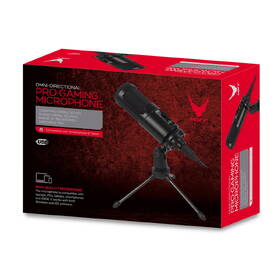 Mikrofón PLATINET VARR GAMING TUBE CARDIOID SET USB TRIPOD čierny

 obrázok produktu 3 z 3