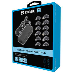 Sieťový adaptér Sandberg AC Adapter 90W EU+UK čierny

 obrázok produktu 7 z 7