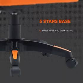 Herná stolička Canyon Wave Mesh čierna/oranžová

 obrázok produktu 5 z 11