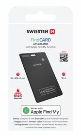 Lokátor Swissten Find Card s funkciou Apple Find My čierny

 obrázok produktu 6 z 6