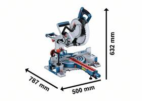 Píla úkosová Bosch Professional GCM 18V-254 D (bez baterie) 

 obrázok produktu 1 z 10