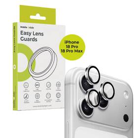 Ochranné sklo šošovky fotoaparátu Mobile Origin Easy Lens Guards na Apple iPhone 18 Pro/18 Pro Ma strieborné/priehľadné

 obrázok produktu 1 z 1