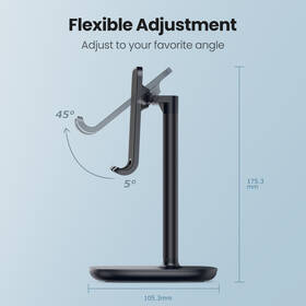 Držiak na mobil UGREEN Mobile desktop stand čierny

 obrázok produktu 1 z 4