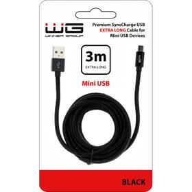 Kábel WG USB/Mini USB, 3m čierny

 obrázok produktu 1 z 1