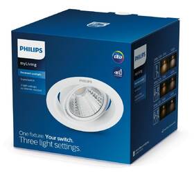 Vstavané svietidlo Philips Pomeron Dim 070, 7W, teplá biela biele

 obrázok produktu 2 z 2