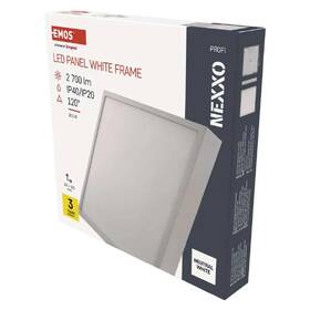 LED stropné svietidlo EMOS Nexxo 28,5, 30x30cm, 2700lm, neutrálna biela biele

 obrázok produktu 2 z 4
