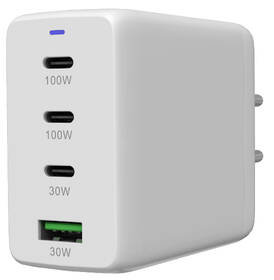 Nabíjačka do siete Canyon GaN 3xUSB-C/1xUSB-A 100 W biela

 obrázok produktu 1 z 5