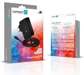Sieťový adaptér Connect IT C-Power USB-C PD 140 W čierny

 obrázok produktu 3 z 3