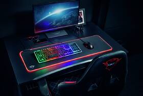 Podložka pod klávesnicu a myš Trust GXT 764 Glide-Flex XXL RGB 93 x 30 cm čierna

 obrázok produktu 6 z 7