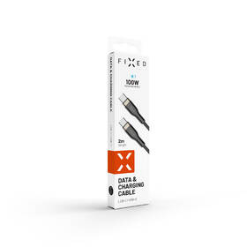 Kábel FIXED USB-C/USB-C s podporou PD, 100W, 2m čierny

 obrázok produktu 11 z 11