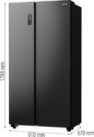 Americká chladnička Gorenje NRR9185EABXL čierna/nerez

 obrázok produktu 19 z 20