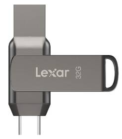 USB flashdisk Lexar JumpDrive D400 Dual, 32GB sivý

 obrázok produktu 1 z 6