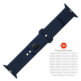 Remienok FIXED Silicone Sporty Strap na Apple Watch 38/40/41mm modrý

 obrázok produktu 2 z 4