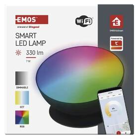 Stolná lampa EMOS GoSmart, 7 W, 330 lm, RGB čierna

 obrázok produktu 4 z 6