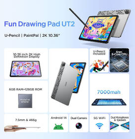 Grafický tablet UGEE UT2 čierny

 obrázok produktu 9 z 13