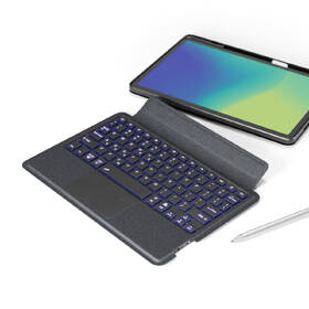 Puzdro s klávesnicou na tablet Spello by Epico s podsvietenou klávesnicou na Xiaomi 6/Pro/Pro 2023 11″ - SK čierne

 obrázok produktu 3 z 11