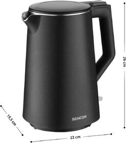 Rýchlovarná kanvica Sencor SWK 0551BK čierna

 obrázok produktu 1 z 14