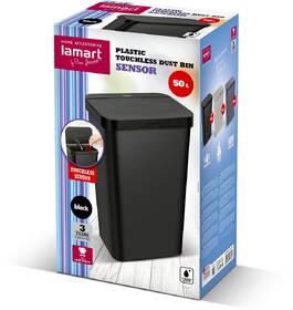 Bezdotykový odpadkový kôš Lamart LT8110 50 l čierny

 obrázok produktu 4 z 4