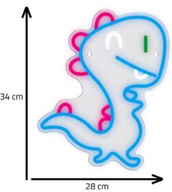LED dekorácie Manta DINOSAURUS NEON 

 obrázok produktu 1 z 3