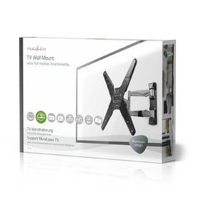 Držiak na TV Nedis Full Motion, pre uhlopriečky 23" až 55", nosnosť 30 kg čierny

 obrázok produktu 7 z 7